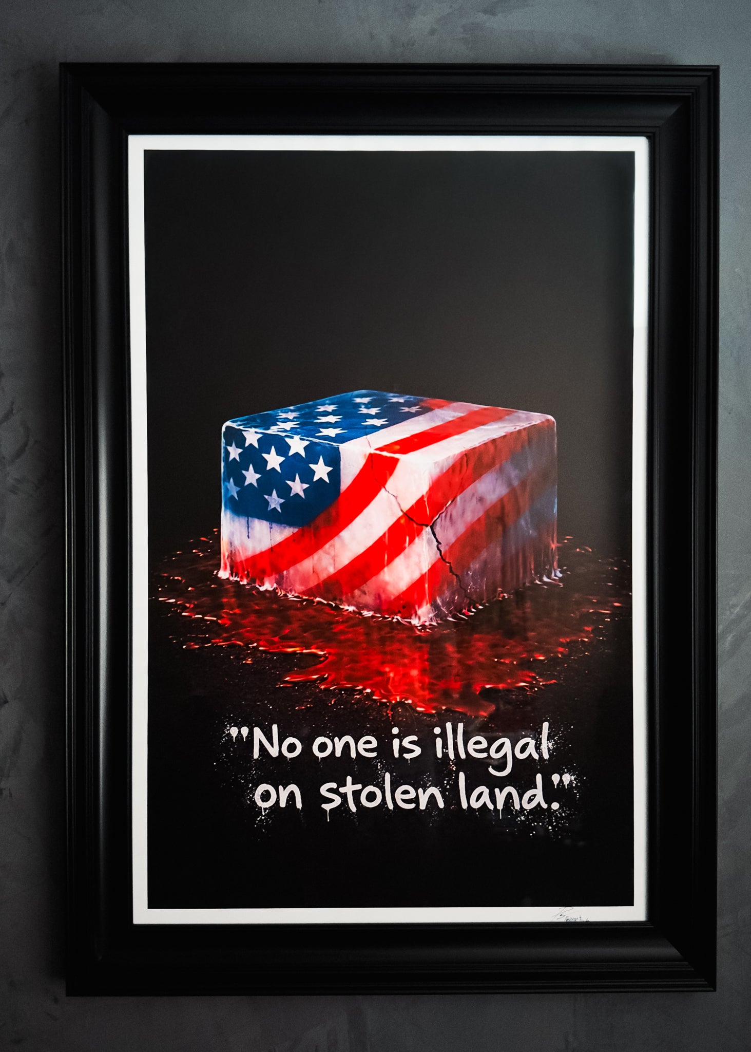 ICE on Stolen Land Print - 24x36